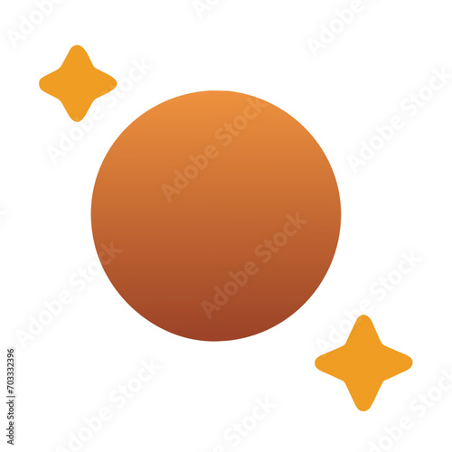 Venus, the morning star vektor icon illustation