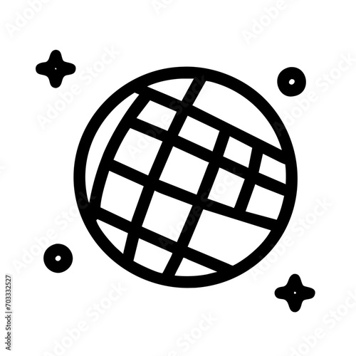 Space colony vektor icon illustation