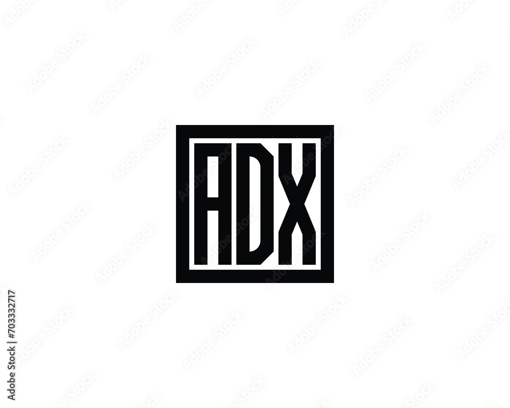 ADX Logo design vector template