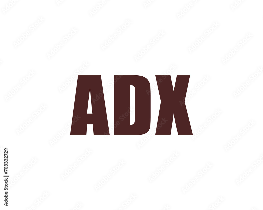 ADX Logo design vector template ADX Logo design vector template