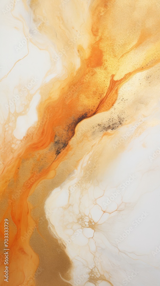 Yellow background with smoke