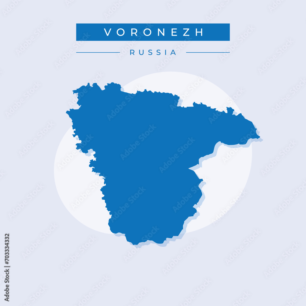 Vector illustration vector of Voronezh map Russia Vector illustration vector of Voronezh map Russia
