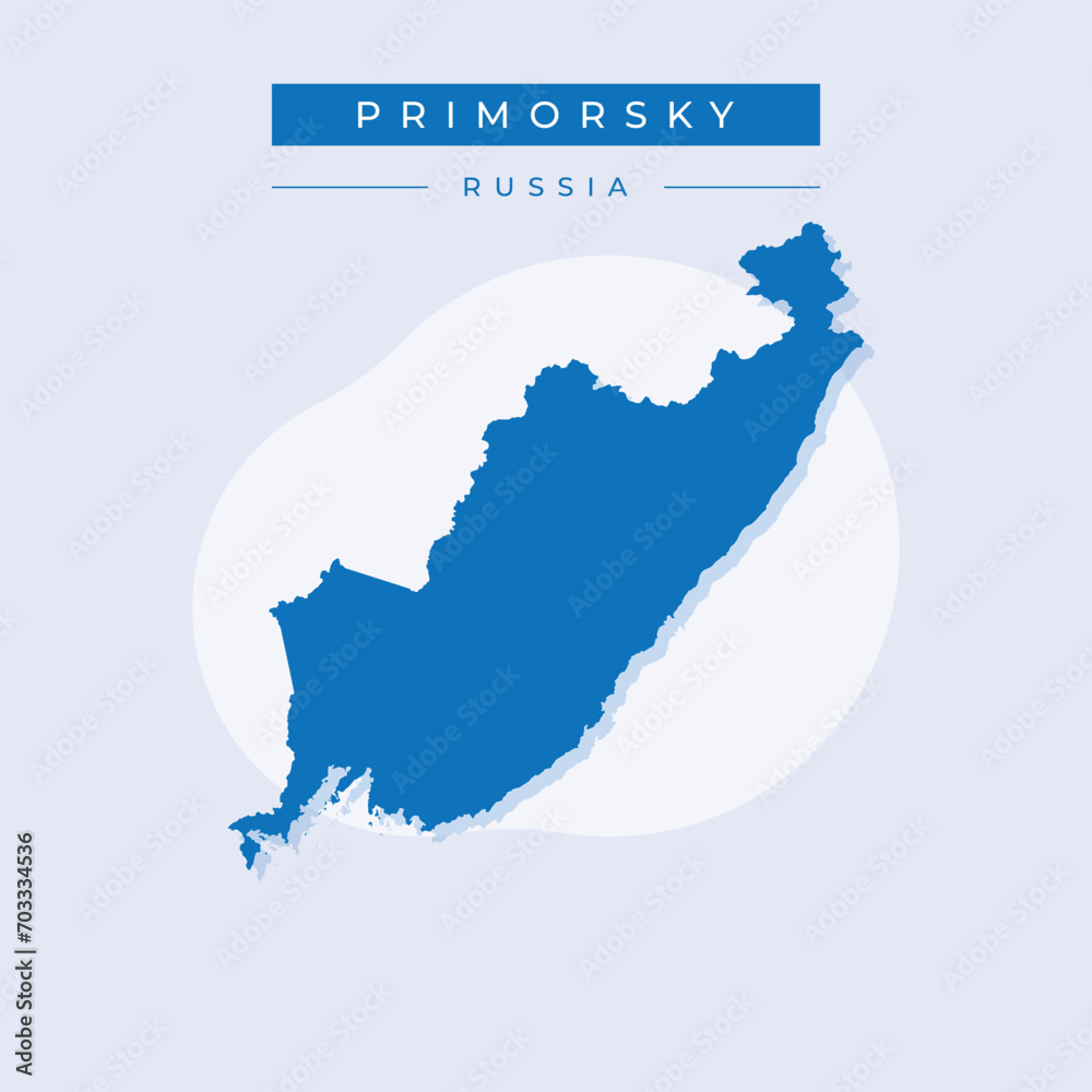 Vector illustration vector of Primorsky map Russia Vector illustration vector of Primorsky map Russia
