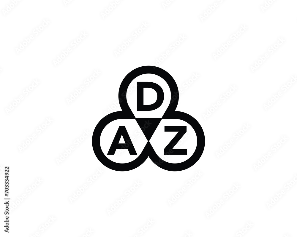 ADZ logo design vector template ADZ logo design vector template
