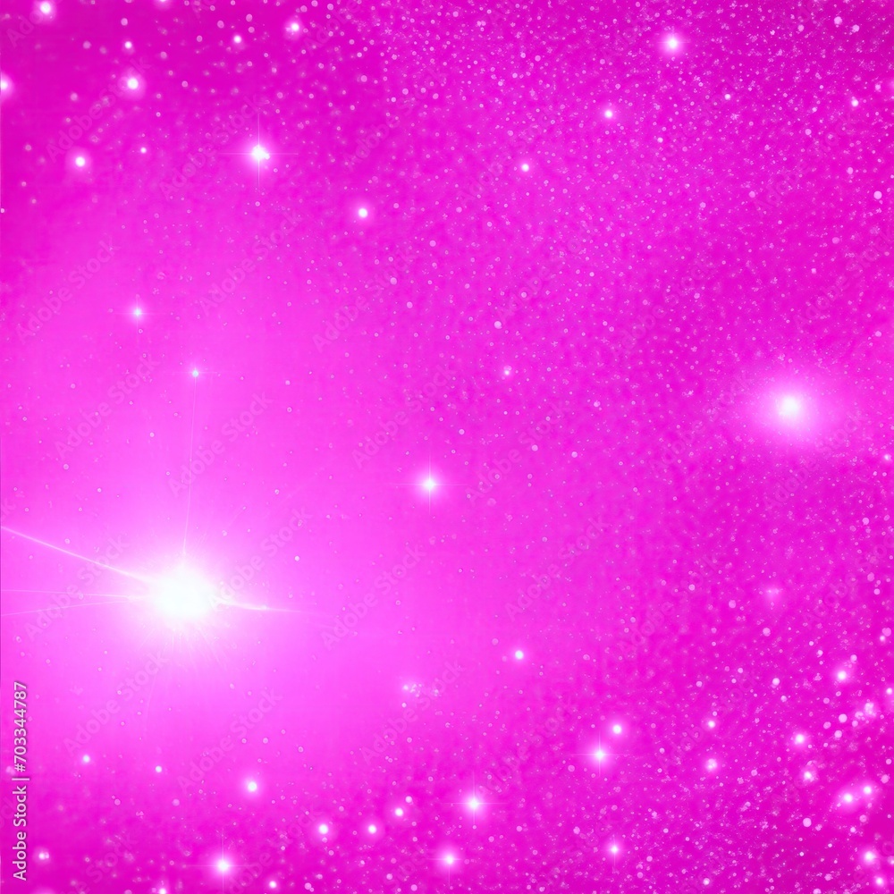 Pink particles and light abstract background with shining dots stars Pink particles and light abstract background with shining dots stars