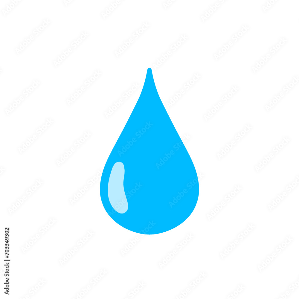 drop of water vector illustration isolated on white and transparent background. flat style vector drop of water vector illustration isolated on white and transparent background. flat style vector