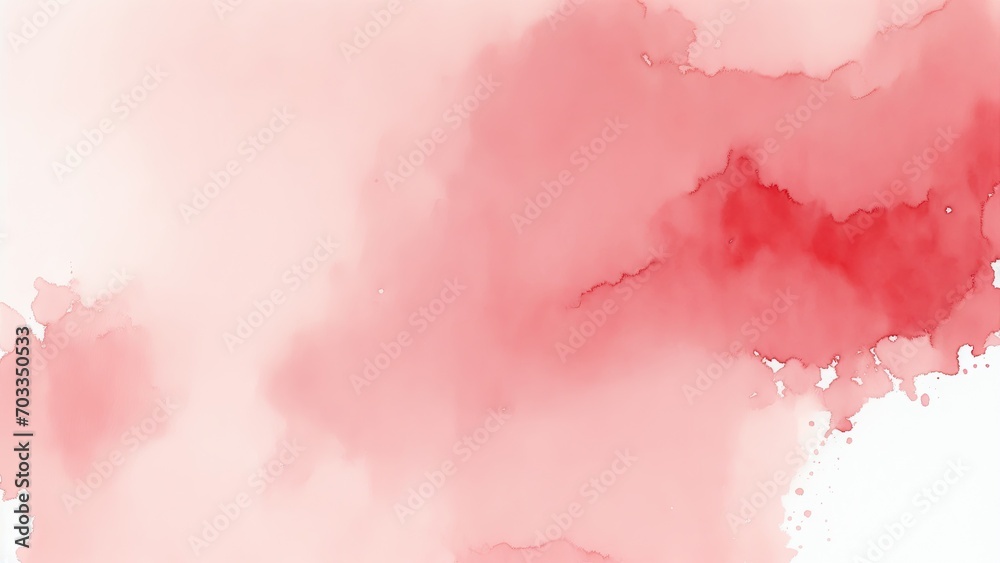 Red Blush Watercolor Background Red Blush Watercolor Background