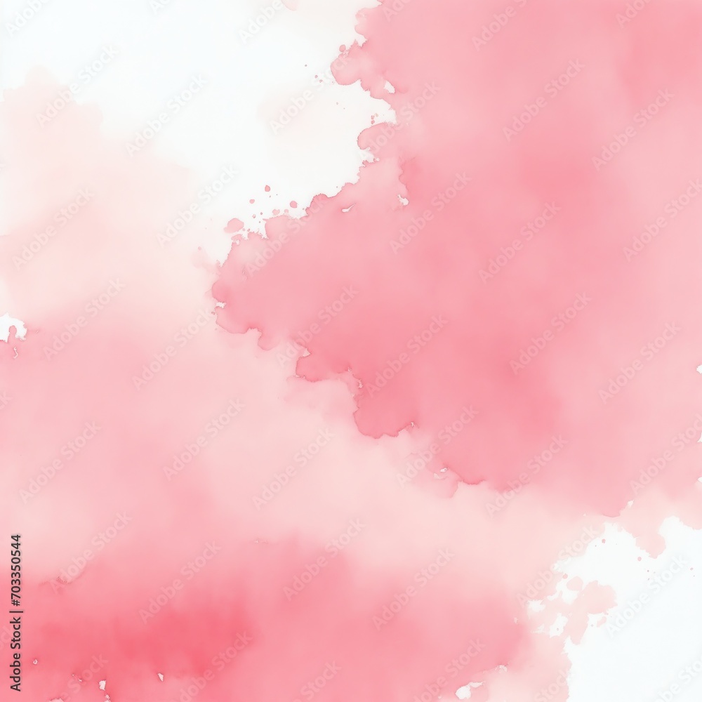 Obraz premium Red Blush Watercolor Background