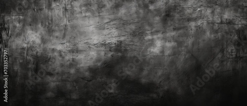 Dark elegance: abstract black texture background with copy space for text – grunge wall structure and canvas