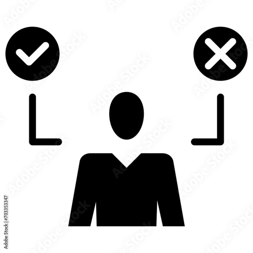 Decision making icon