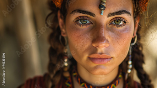 Gorgeous Hittite Woman: Captivating Beauty from Ancient Anatolia photo