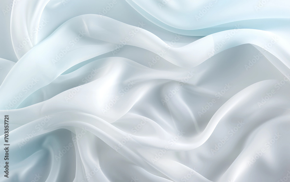 Genuine Snapshot of Organza Cloth in White Setting Isolated on Transparent Background PNG.
