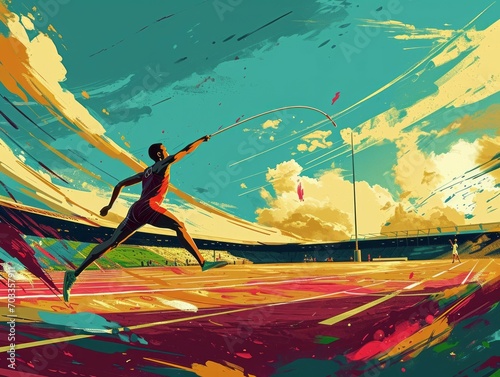 Olympic Javelin Mastery in Blooming Paris 2024
