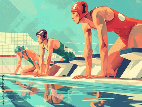 Dreamy Dive: Paris 2024 Olympics with Artistic Flair