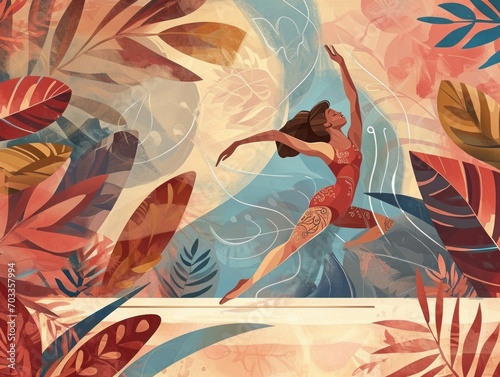 Childlike Charm: Earthy Hues of Rhythmic Grace at Paris 2024