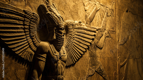 Divine Pantheon: Illustrations of Sumerian Deities photo