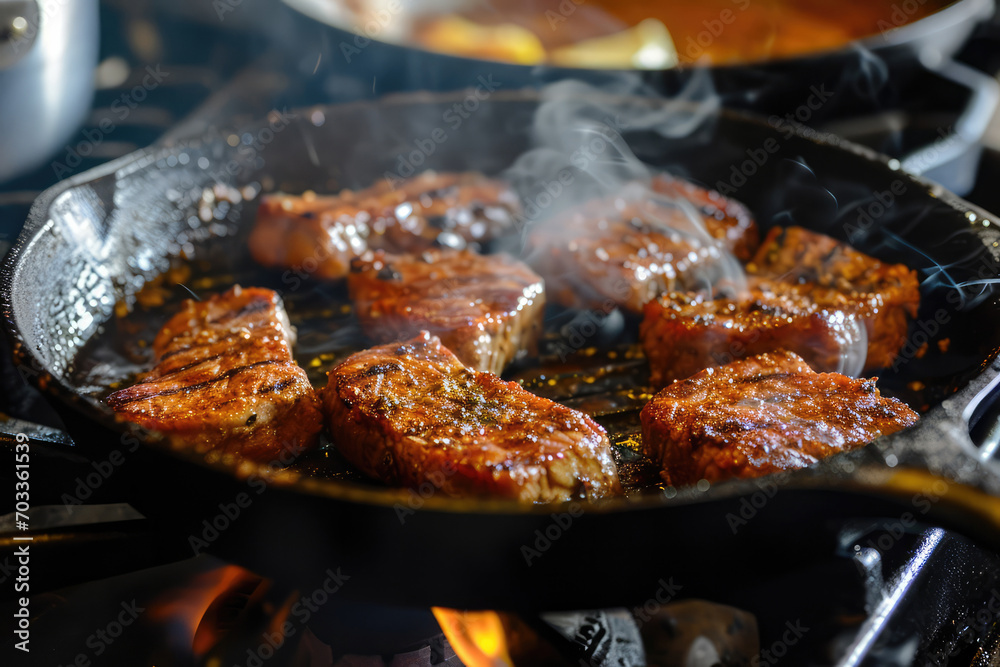 Grilling Meat On An Electric Stove: Mastering The Art With Sizzling Smoke Grilling Meat On An Electric Stove: Mastering The Art With Sizzling Smoke