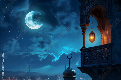 ramadan Kareem  Ramadan crescent moon  Eid Mubarak Islamic festival social media banner and Eid Mubarak Post Template  islam 