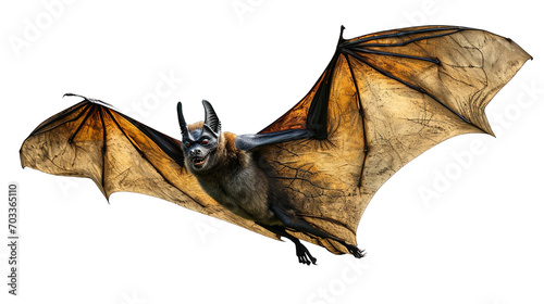 Bat Flying Isolated