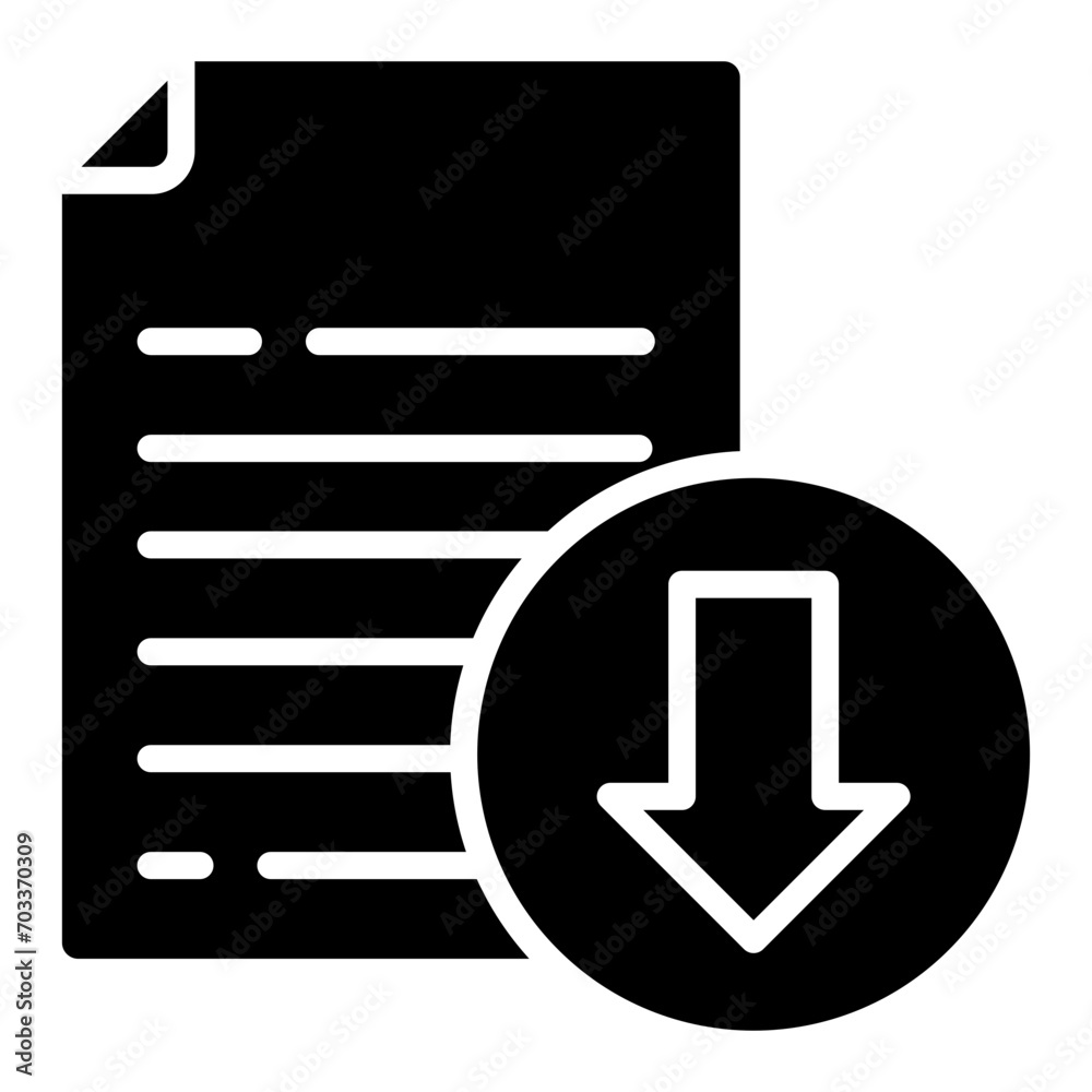 Download Document Icon Element For Design Download Document Icon Element For Design