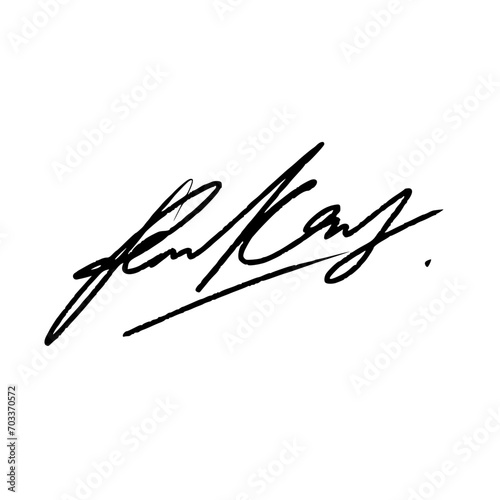 Letter P abstract signature idea. Handwritten vector illustration with alpha channel.