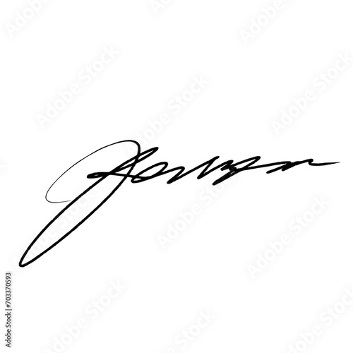 Letter P abstract signature idea. Handwritten vector illustration with alpha channel.