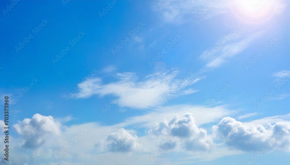 Fototapeta premium light blue sky with light clouds