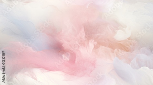  a mixture of white, pink, and blue ink is mixed together to create a multicolored abstract background.