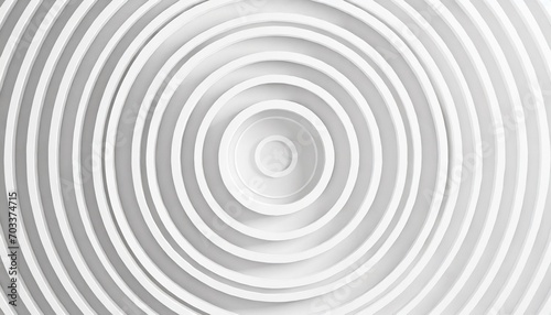 concentric random rotated white ring or circle segments background wallpaper banner flat lay top view from above