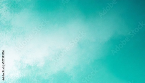 turquoise color gradient cloudy grunge noise background banner