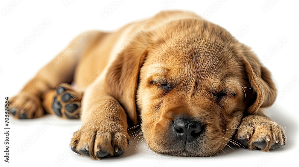 Waking Labrador Cub Isolated On Whitestudio, Background HD For Designer Waking Labrador Cub Isolated On Whitestudio, Background HD For Designer