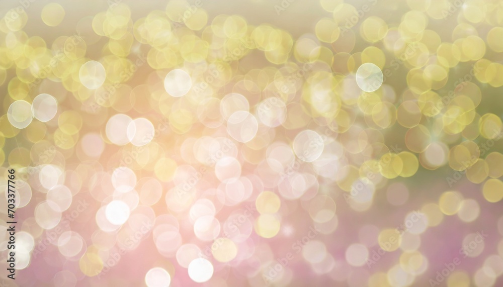 Obraz premium light gold bokeh background