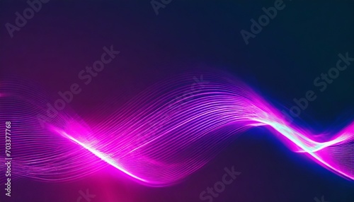 big neon wave background