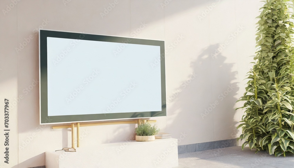 Fototapeta premium digital signage mockup