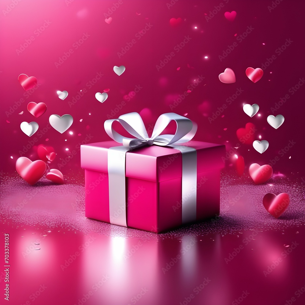 Bright congratulatory background for Valentine's Day.
Bright congratulatory background for Valentine's Day.