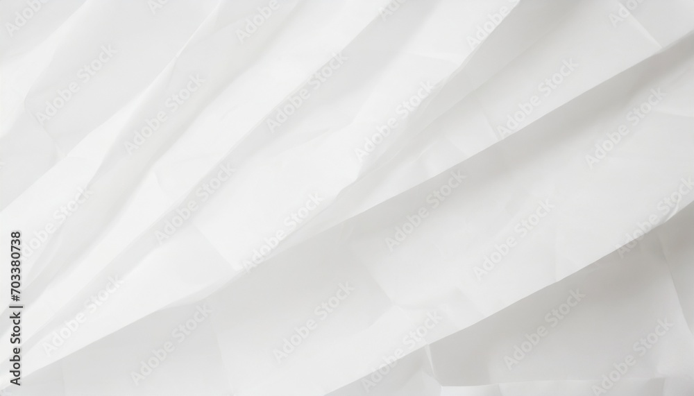 white paper with folds as a background