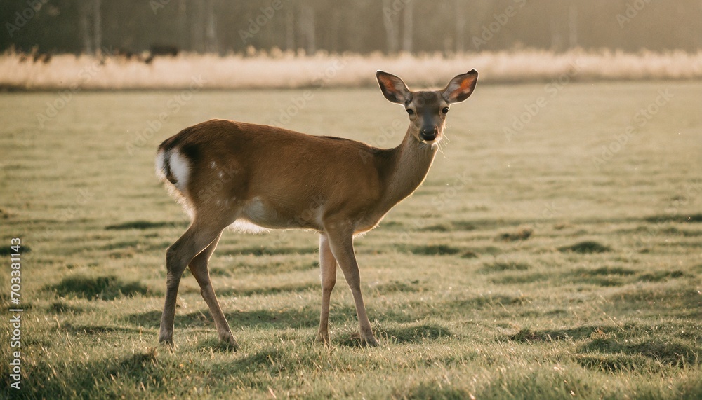 deer on the field deer on the field