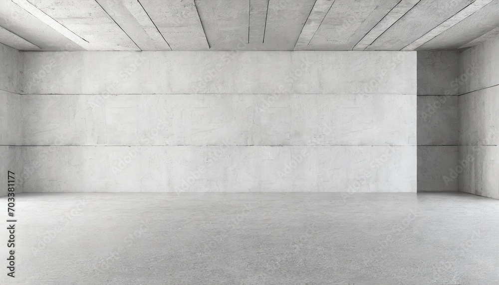 abstract empty modern concrete room with structured walls to the left and right and rough floor industrial interior background template abstract empty modern concrete room with structured walls to the left and right and rough floor industrial interior background template