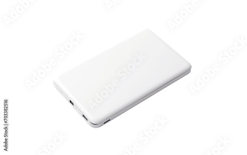 Authentic Image Featuring a Power Bank in a Seamless Composition Isolated on Transparent Background.