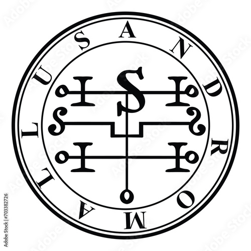 Seal of Solomon Sigil of Andromalius  photo