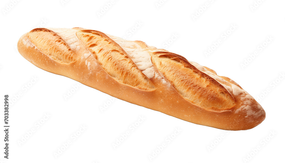 Baguette isolated on transparent background. PNG file, cut out Baguette isolated on transparent background. PNG file, cut out