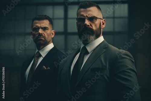 portrait of two businessmen © nataliya_ua