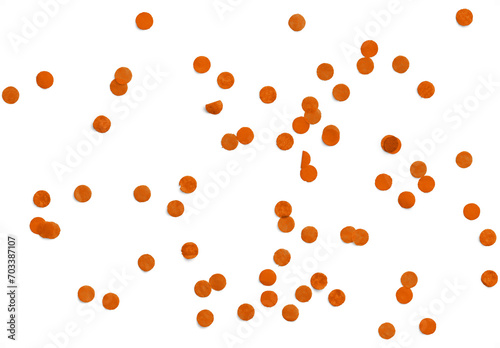 Fototapeta Naklejka Na Ścianę i Meble -  Orange Confetti 1