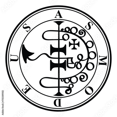 Seal of Solomon Sigil of Asmodeus photo