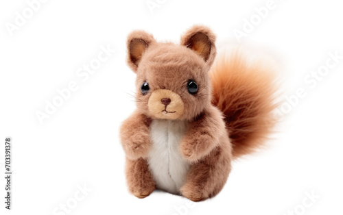 Natural Image Depicting a Stuffed Toy in its True Splendor Isolated on Transparent Background PNG.