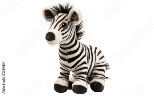 Raw Image of a Stuffed Toy   Cute and Endearing  on a Clean White Surface Isolated on Transparent Background  PNG.