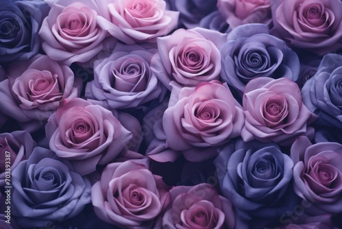 Dark rose indigo pastel gradient background