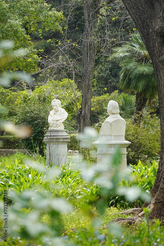 Villa Giulia in Palermo, a public park, Sicily, Italy photo