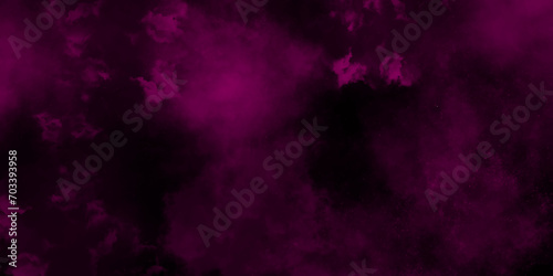 Smoke steam moves on a black background brushed watercolor texture Colorful pink smoke Isolated black. Fog texture Magenta fuchsia smoke on a black background