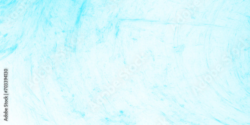 Blue and white color frozen ice surface blue Baikal ice texture. White and blue color frozen ice surface design. paint splash or blotch background with fringe bleed wash. white cloud detail in blue.
